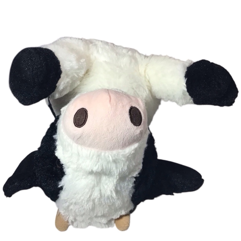 Gund Cow Stuffed Animal Dairy Holstein Plush Black White - Picture 12 of 13